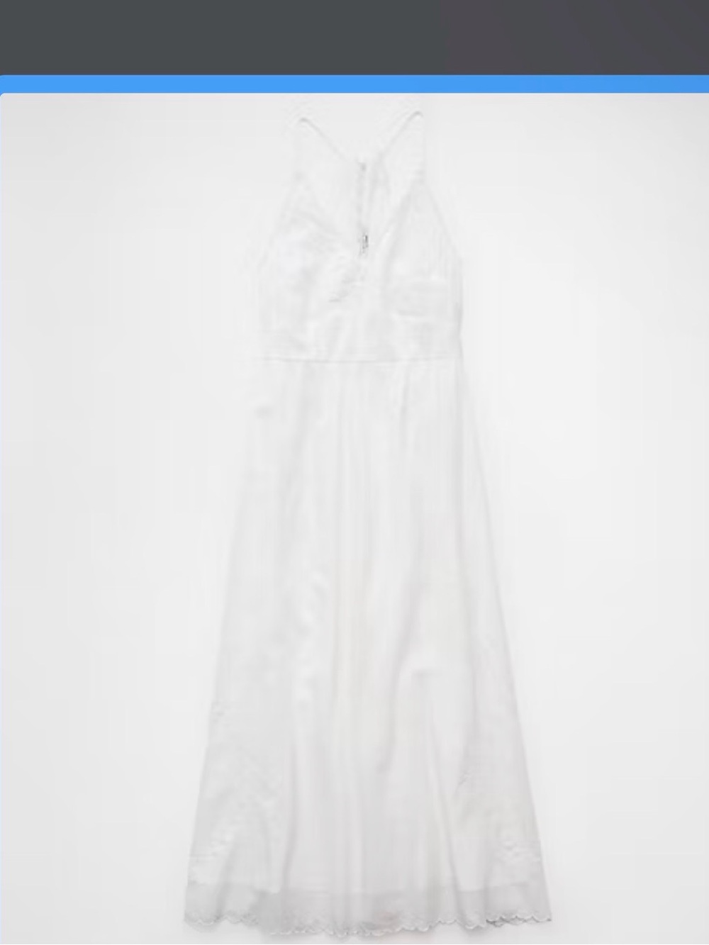AE embroidered midi dress